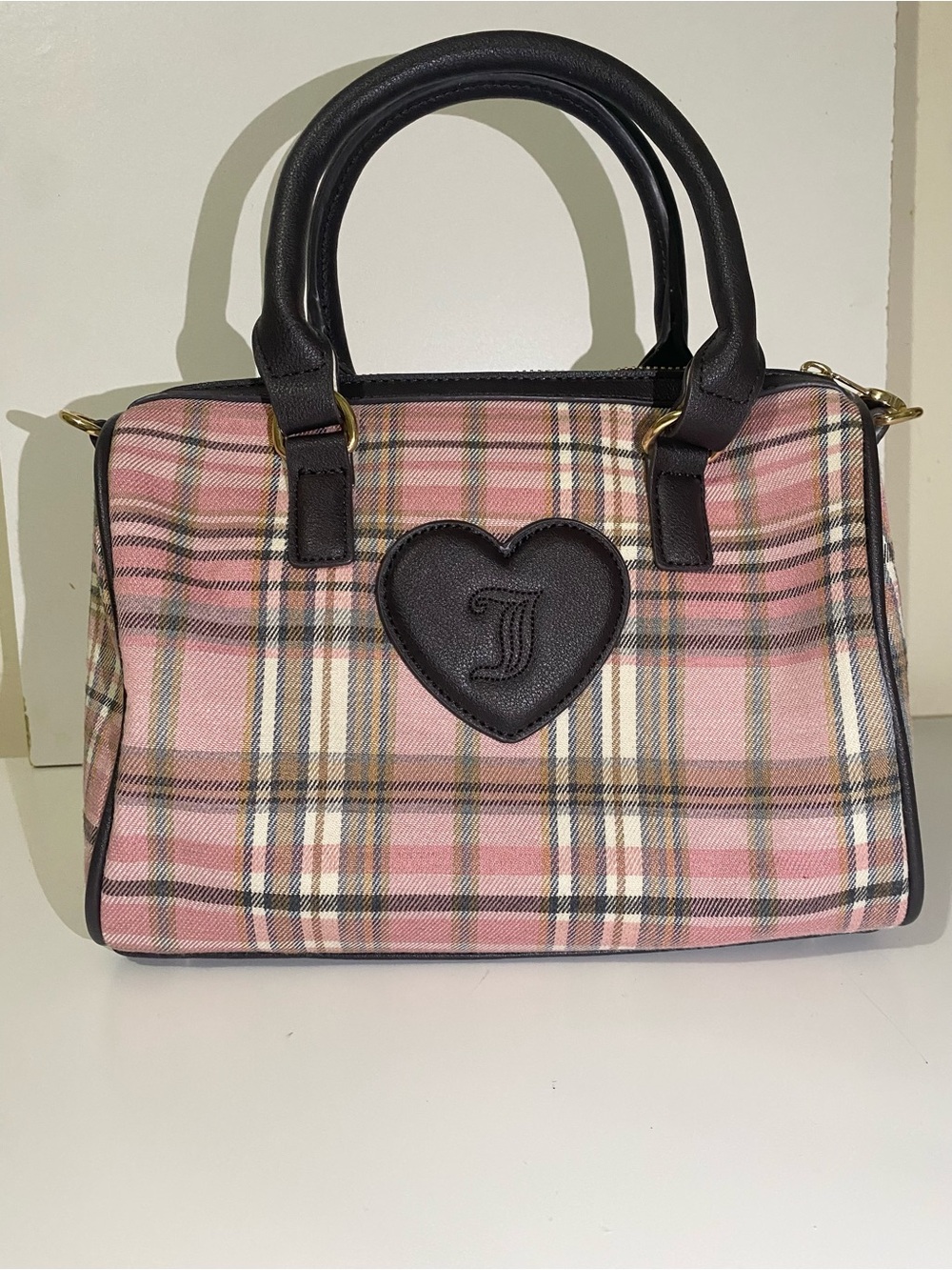 Juicy Couture Pink Plaid Handbag - Picture 2 of 9